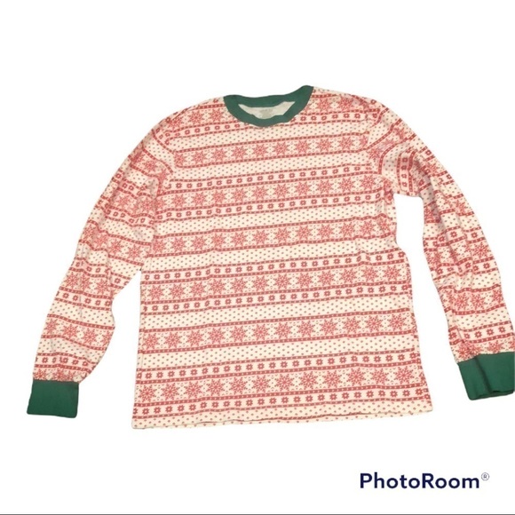Carter’s Fair Isle Snowflake Winter Adult Christmas Matching Pajama Set XL NWOT - Picture 4 of 9